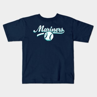 Retro Mariners offset Kids T-Shirt